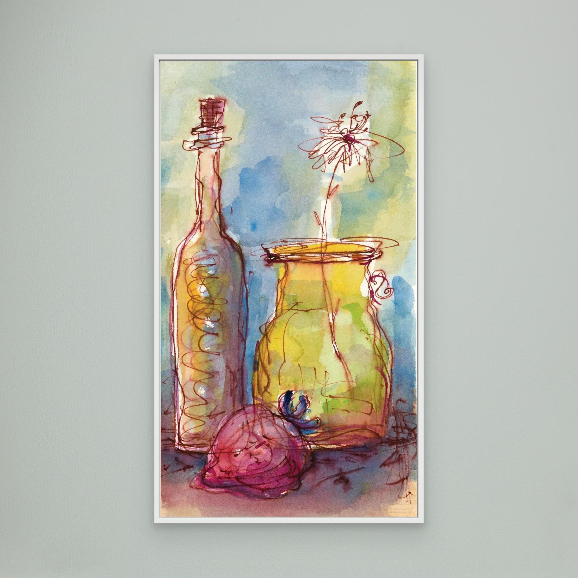 A Still Life with a Strawberry