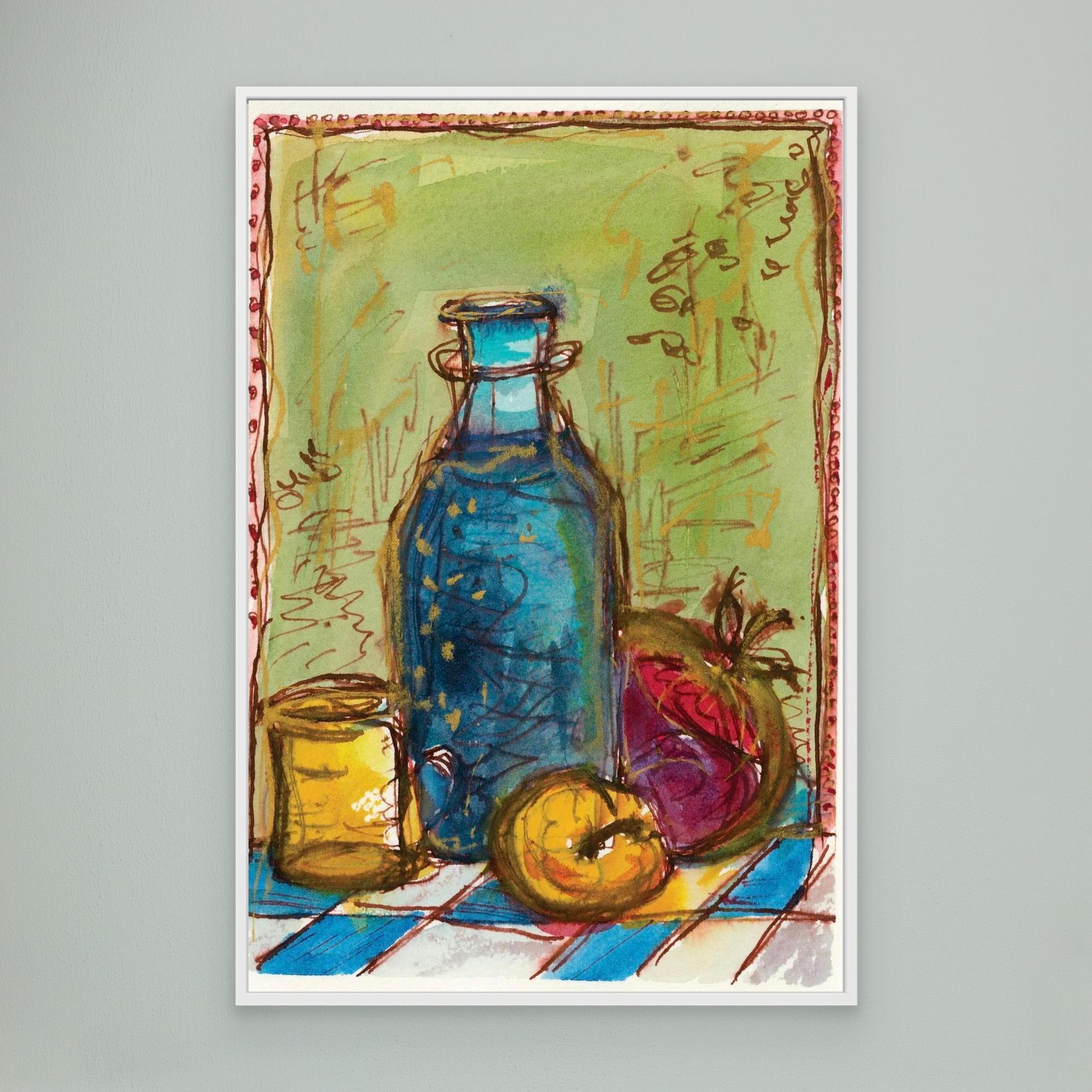 A Still Life with the Blue Bottle