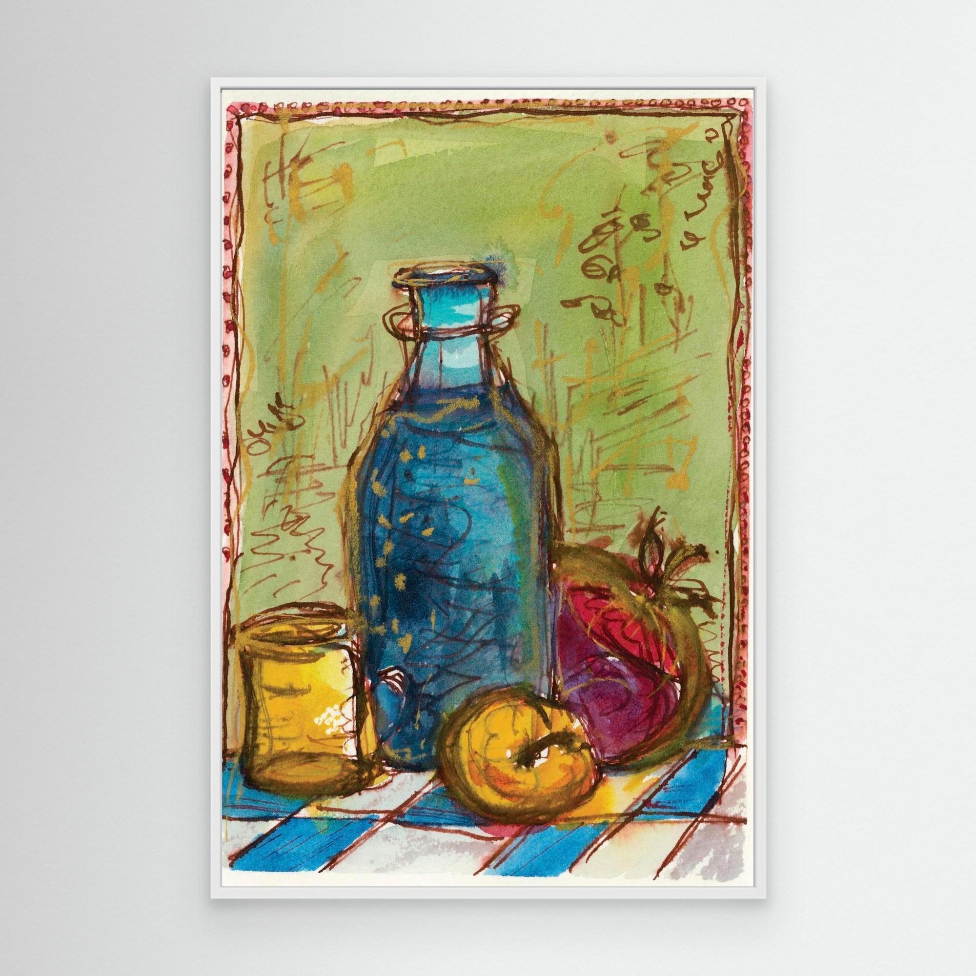 A Still Life with the Blue Bottle