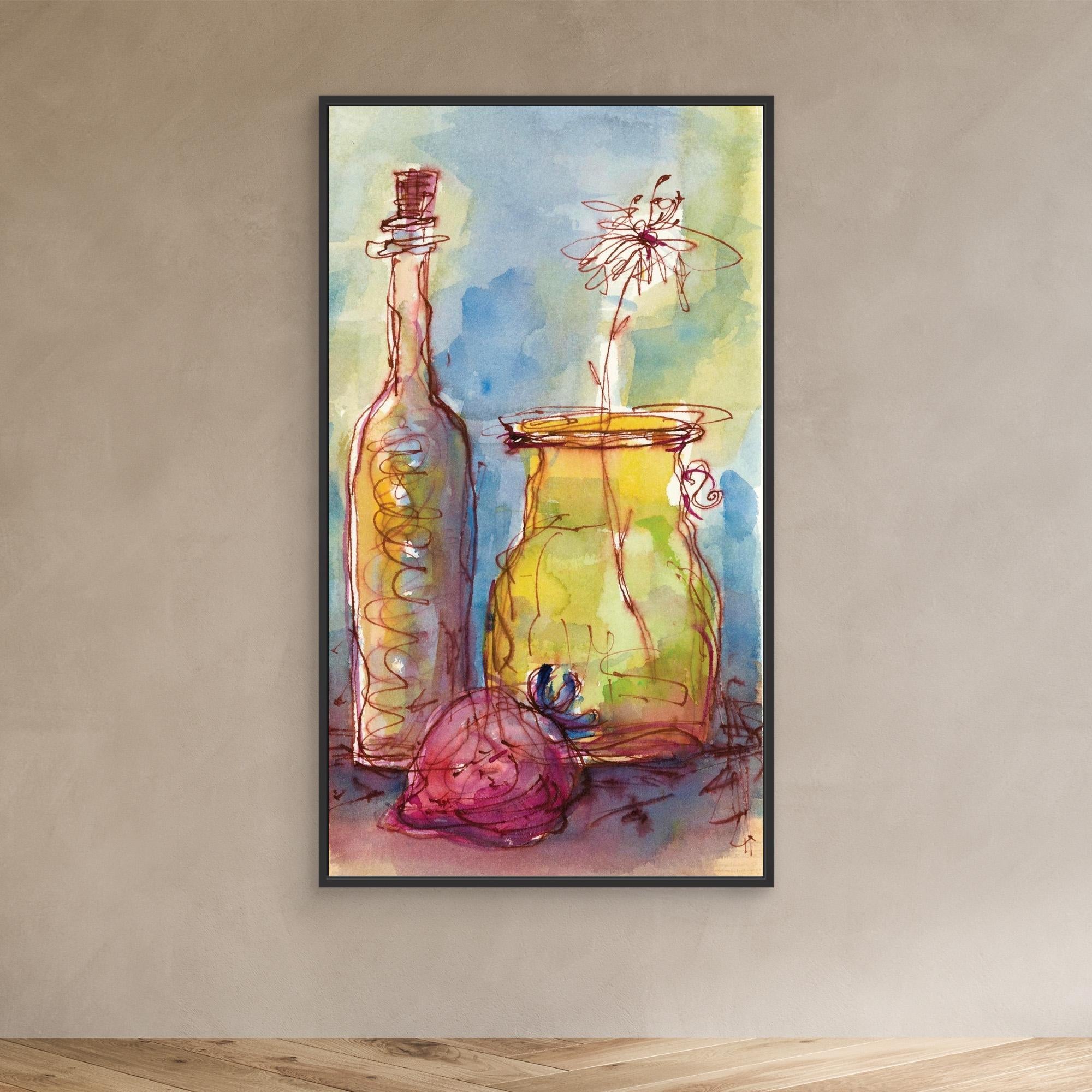 A Still Life with a Strawberry