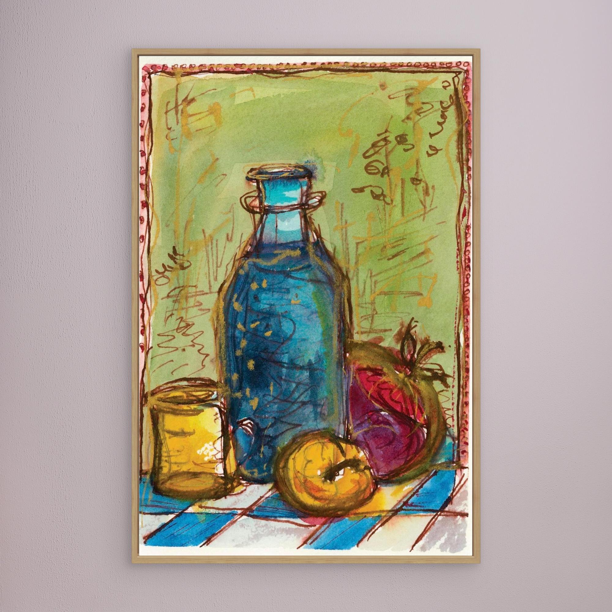 A Still Life with the Blue Bottle