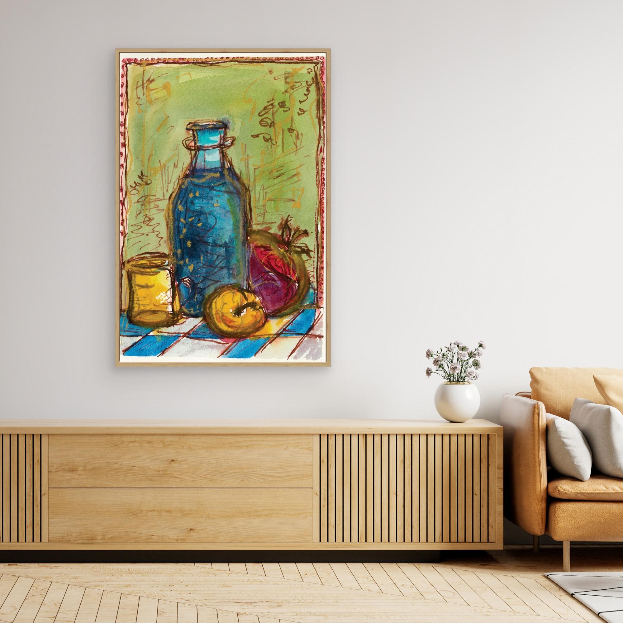 A Still Life with the Blue Bottle