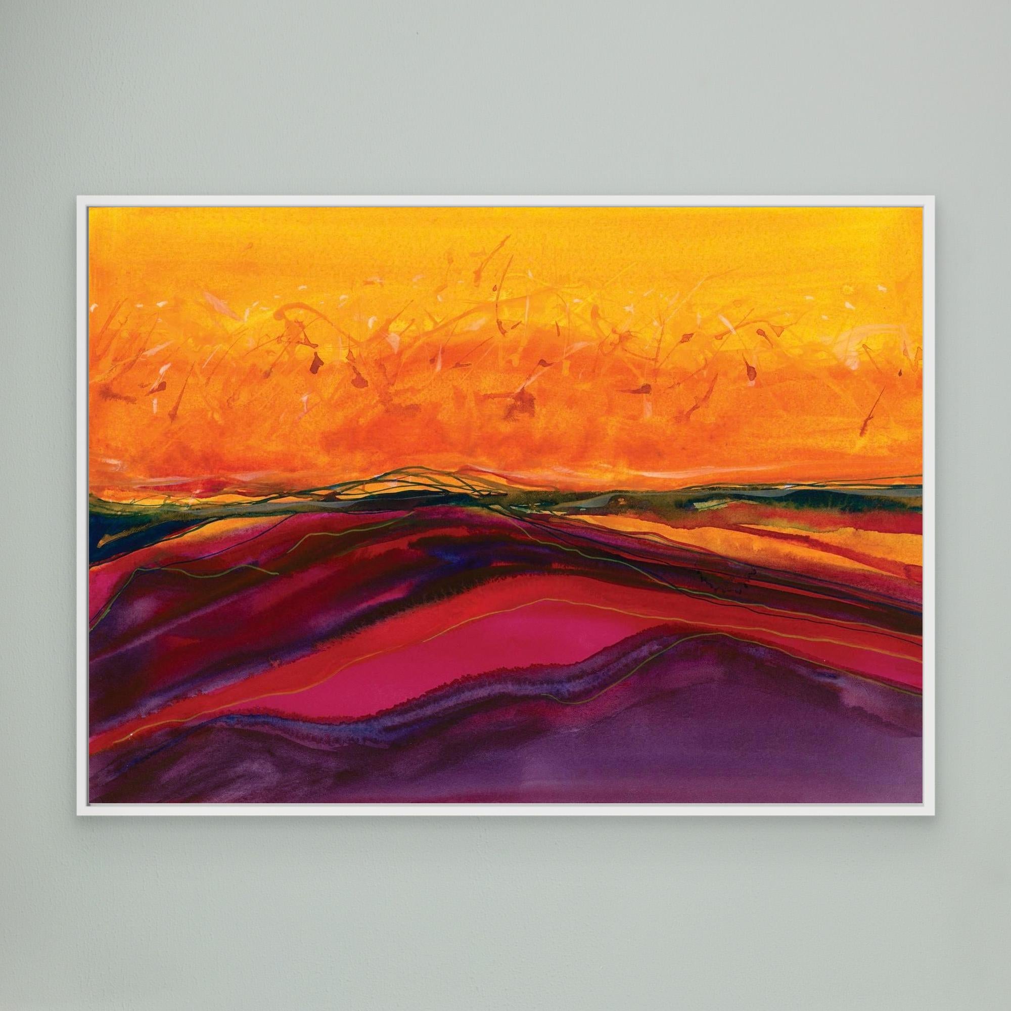 Sunset Over the Desert