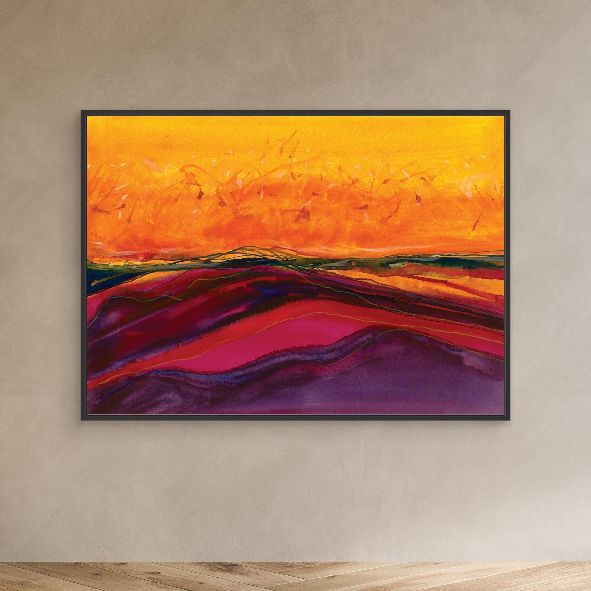 Sunset Over the Desert