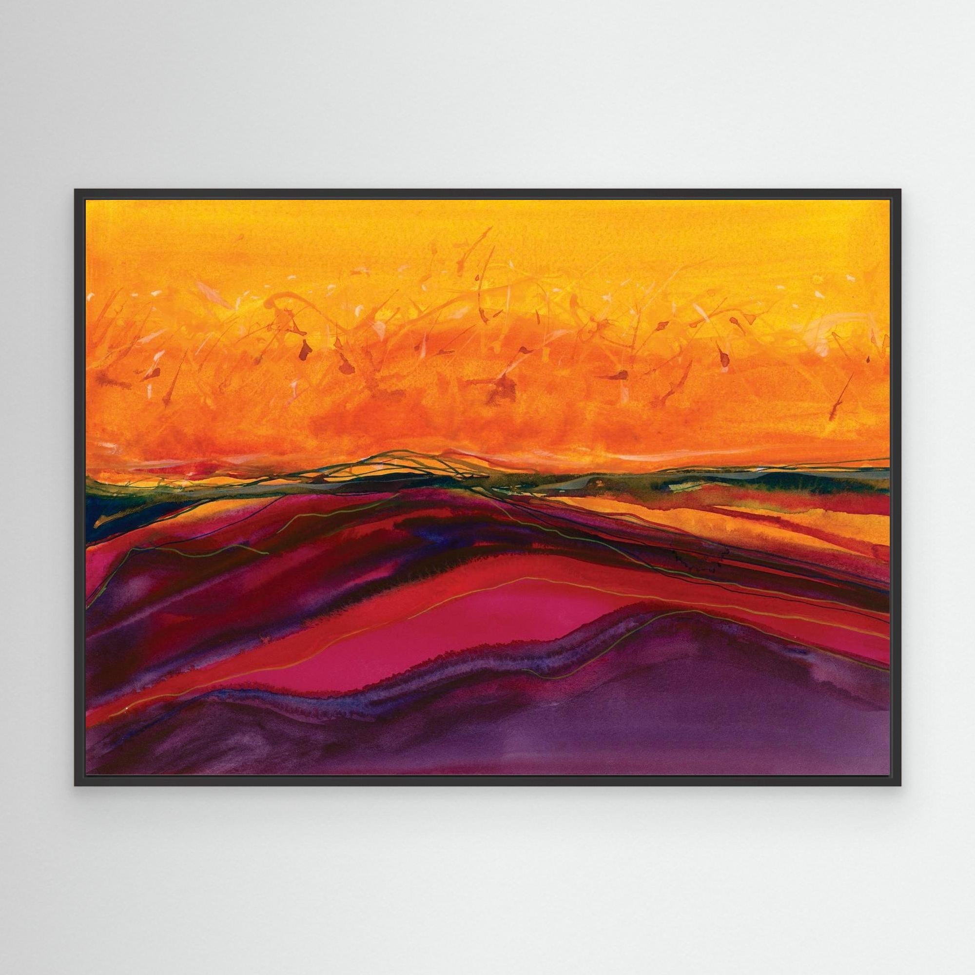 Sunset Over the Desert