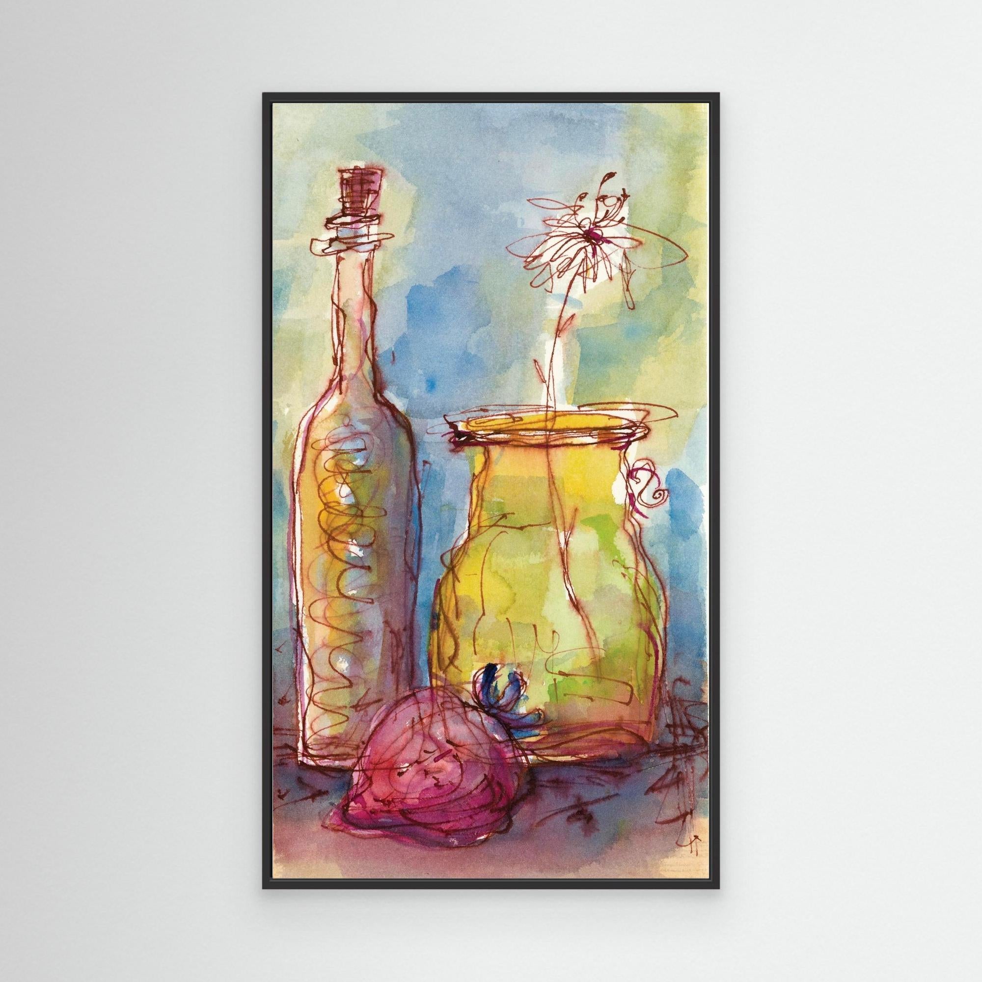 A Still Life with a Strawberry