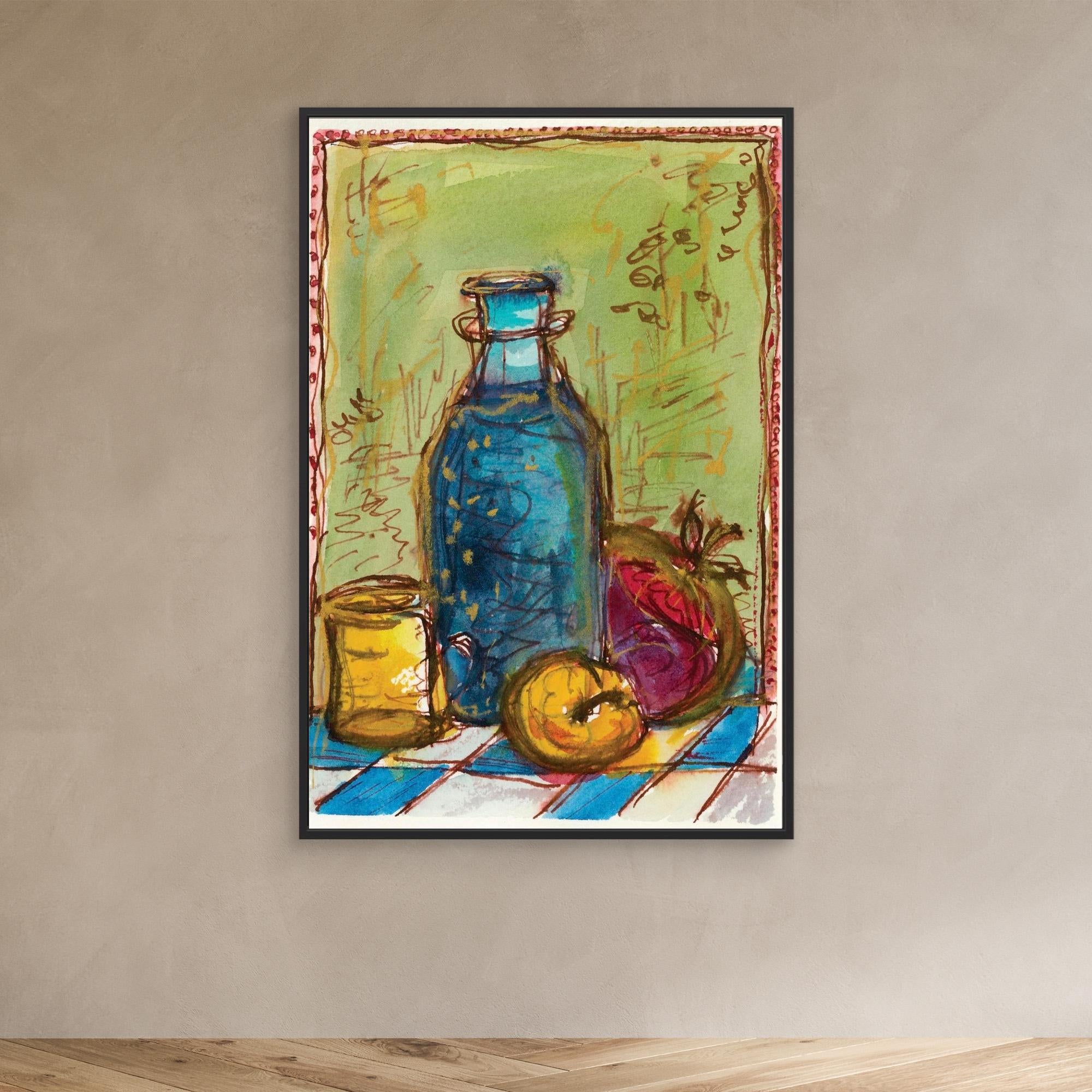 A Still Life with the Blue Bottle