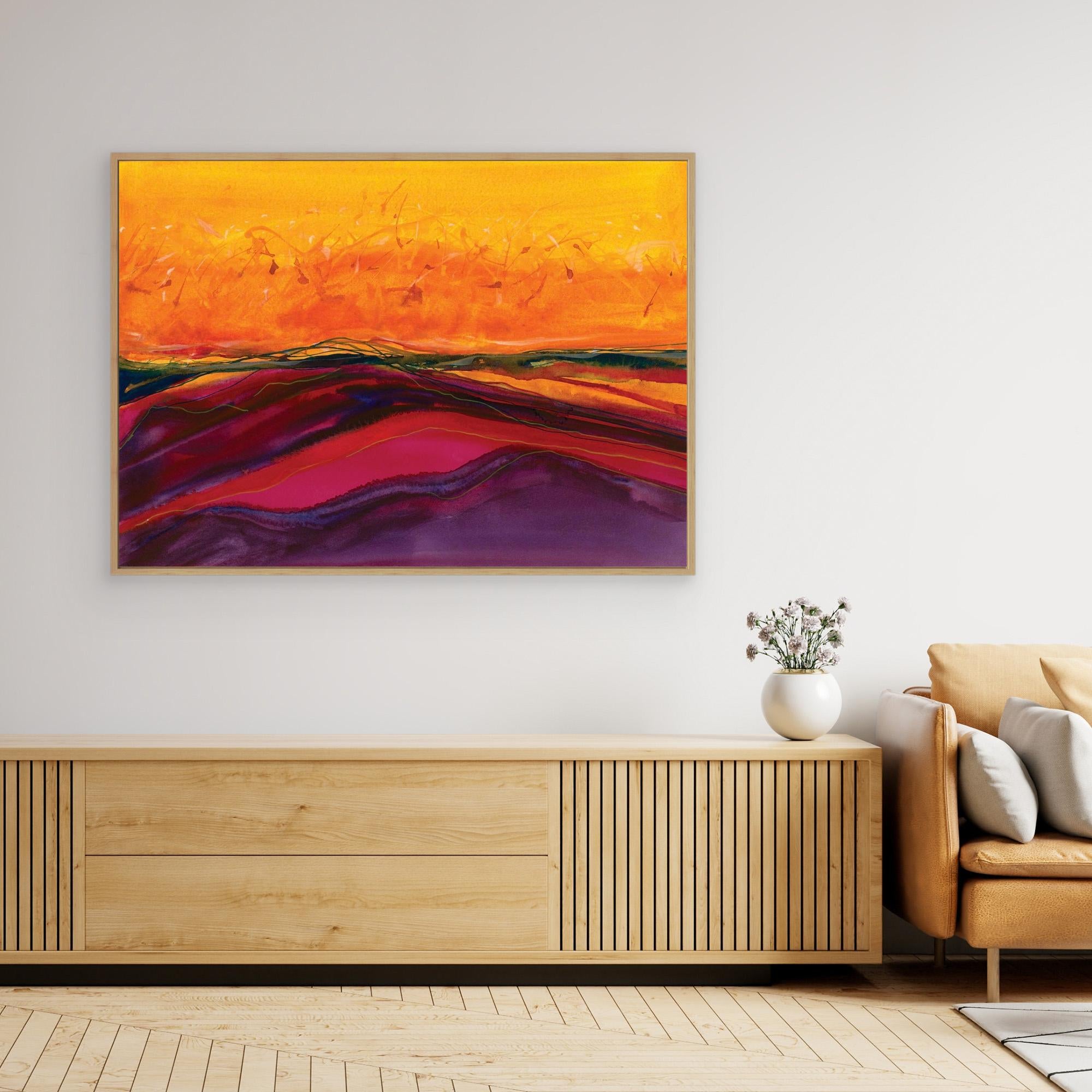Sunset Over the Desert