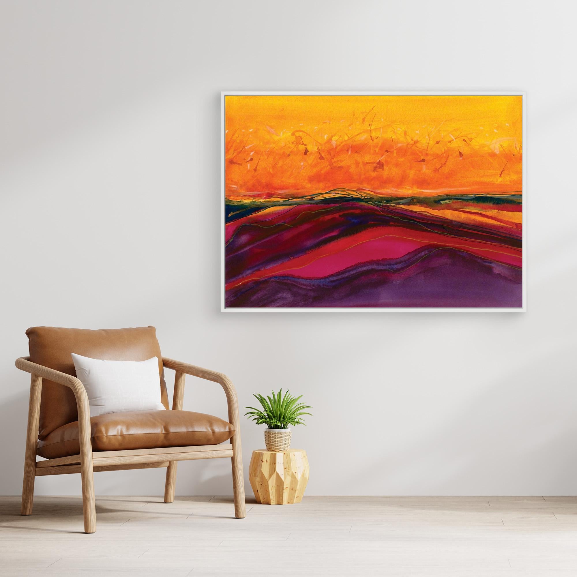 Sunset Over the Desert