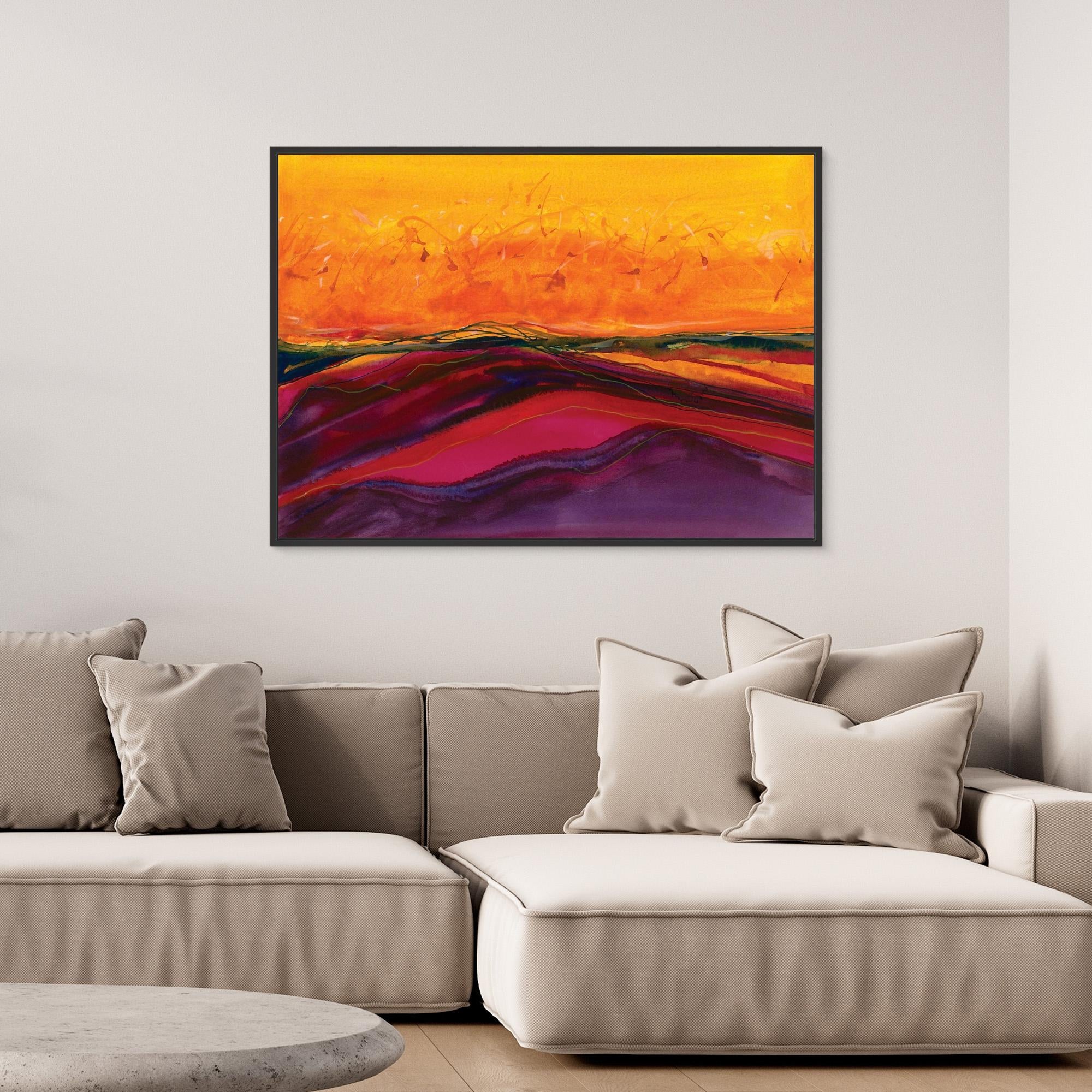 Sunset Over the Desert