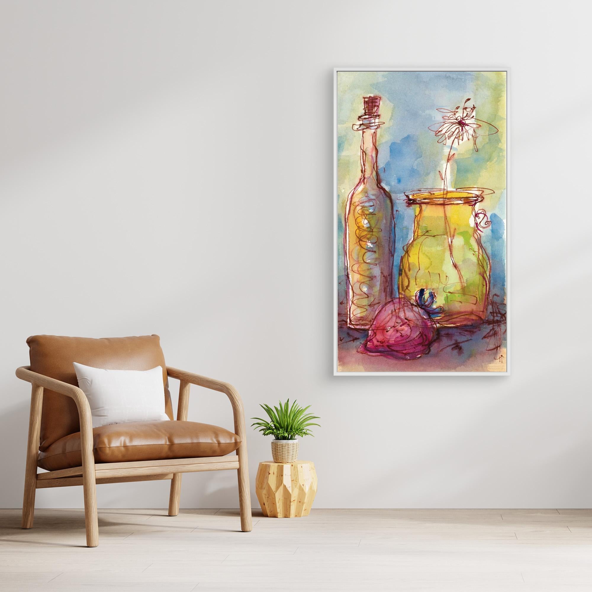 A Still Life with a Strawberry