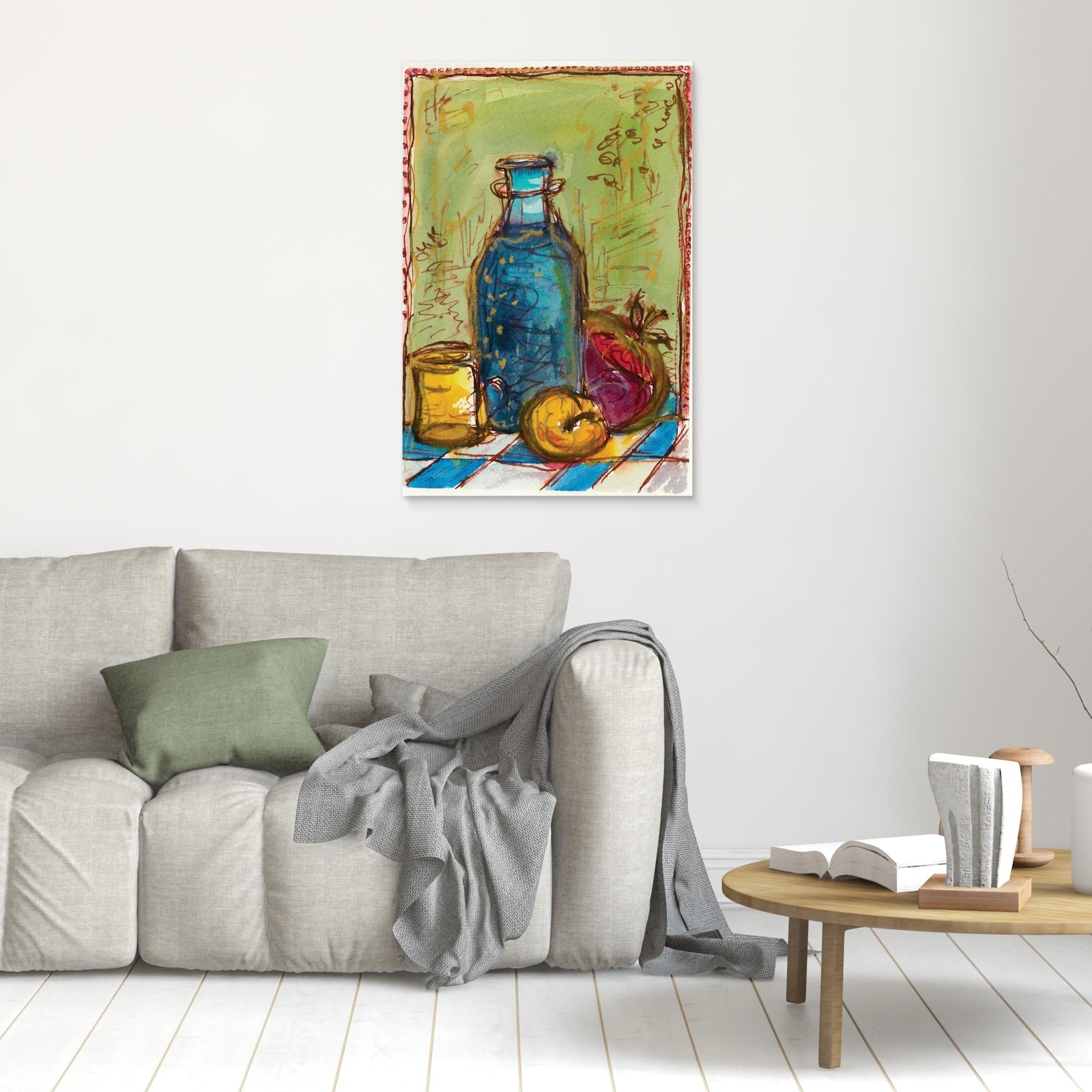 A Still Life with the Blue Bottle