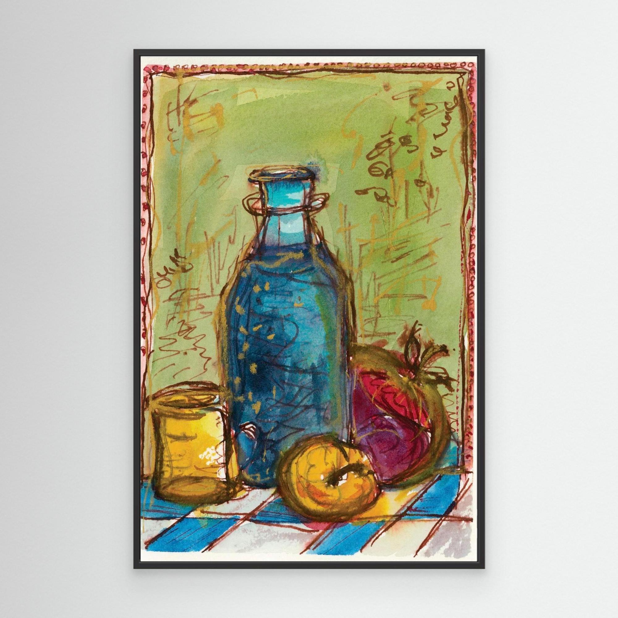 A Still Life with the Blue Bottle