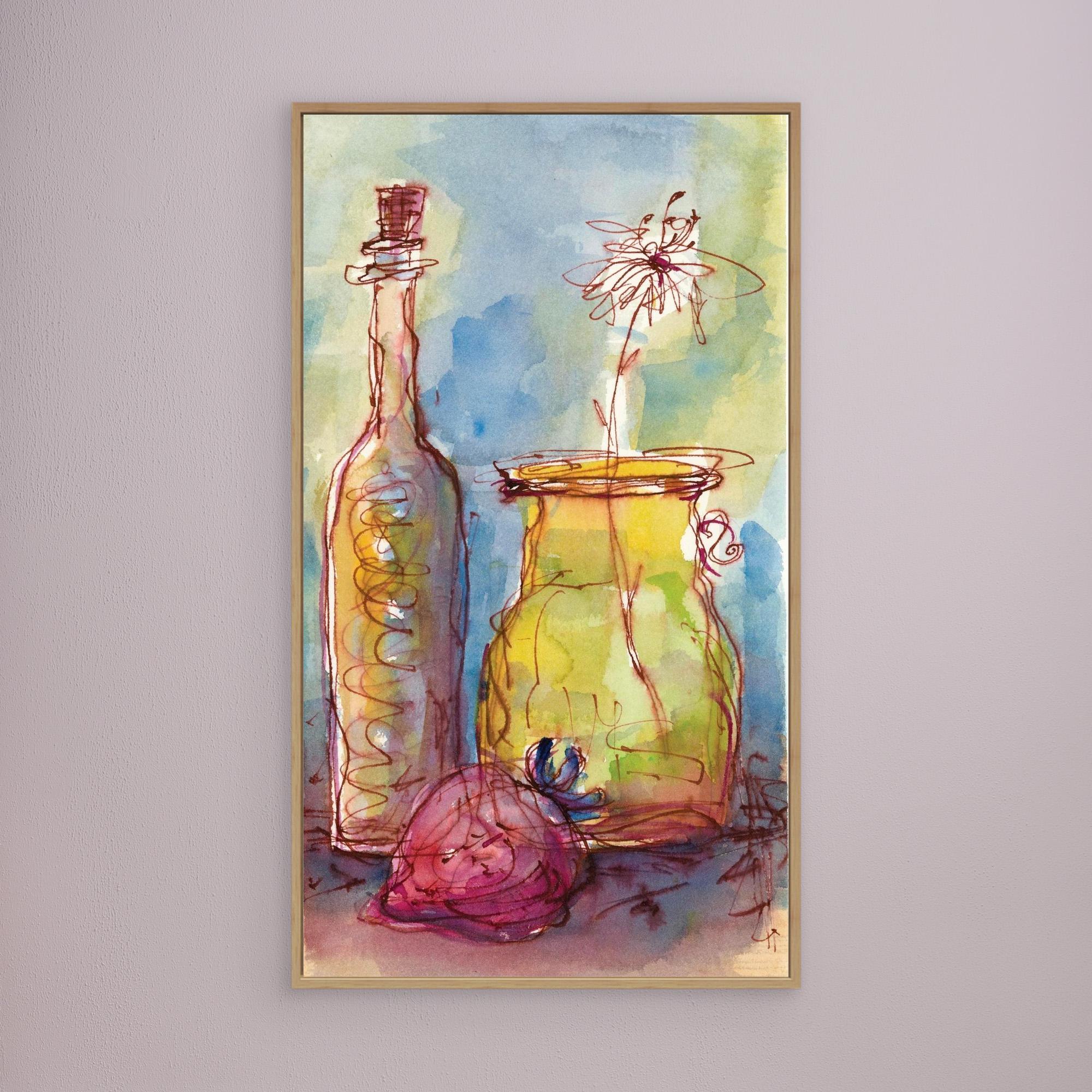 A Still Life with a Strawberry