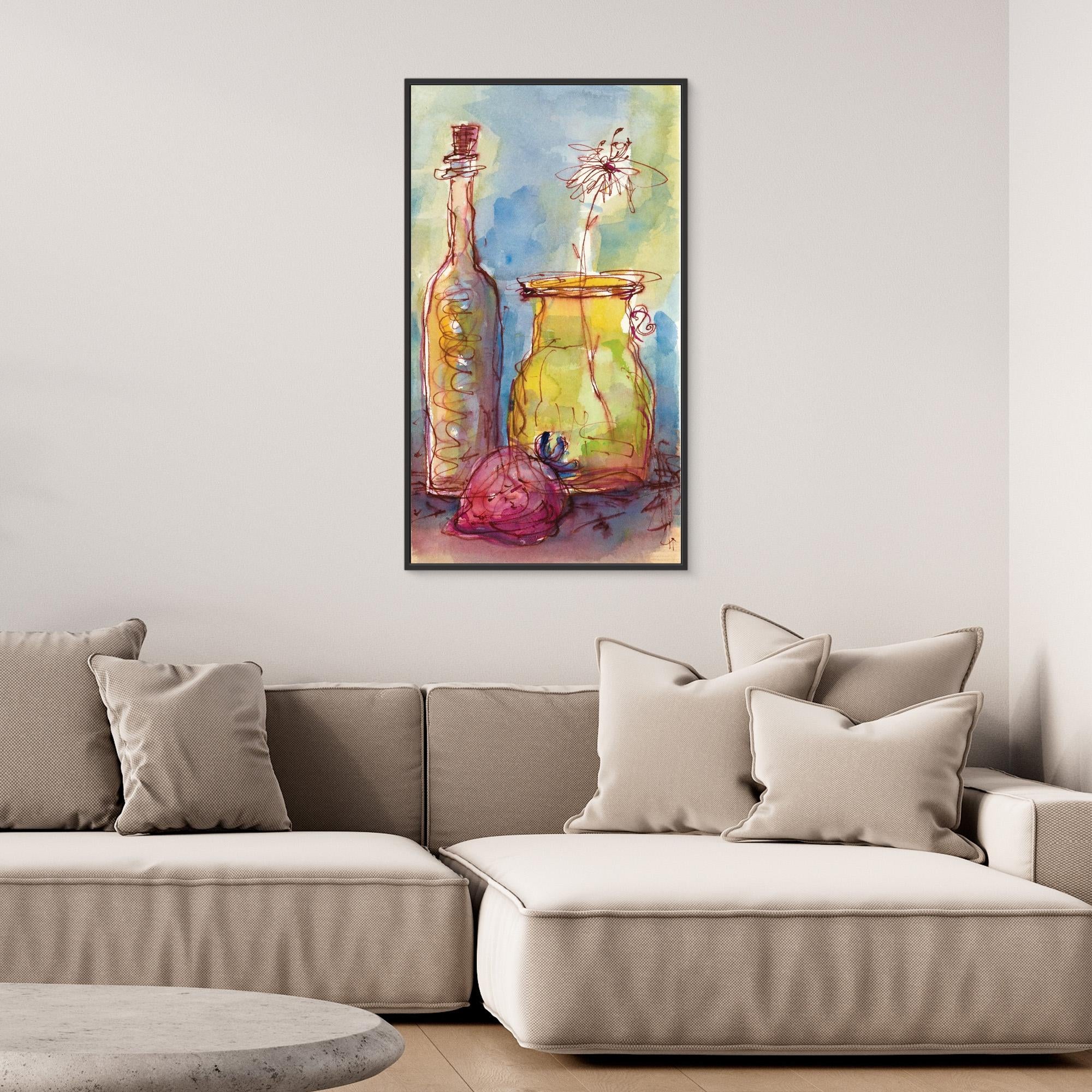 A Still Life with a Strawberry