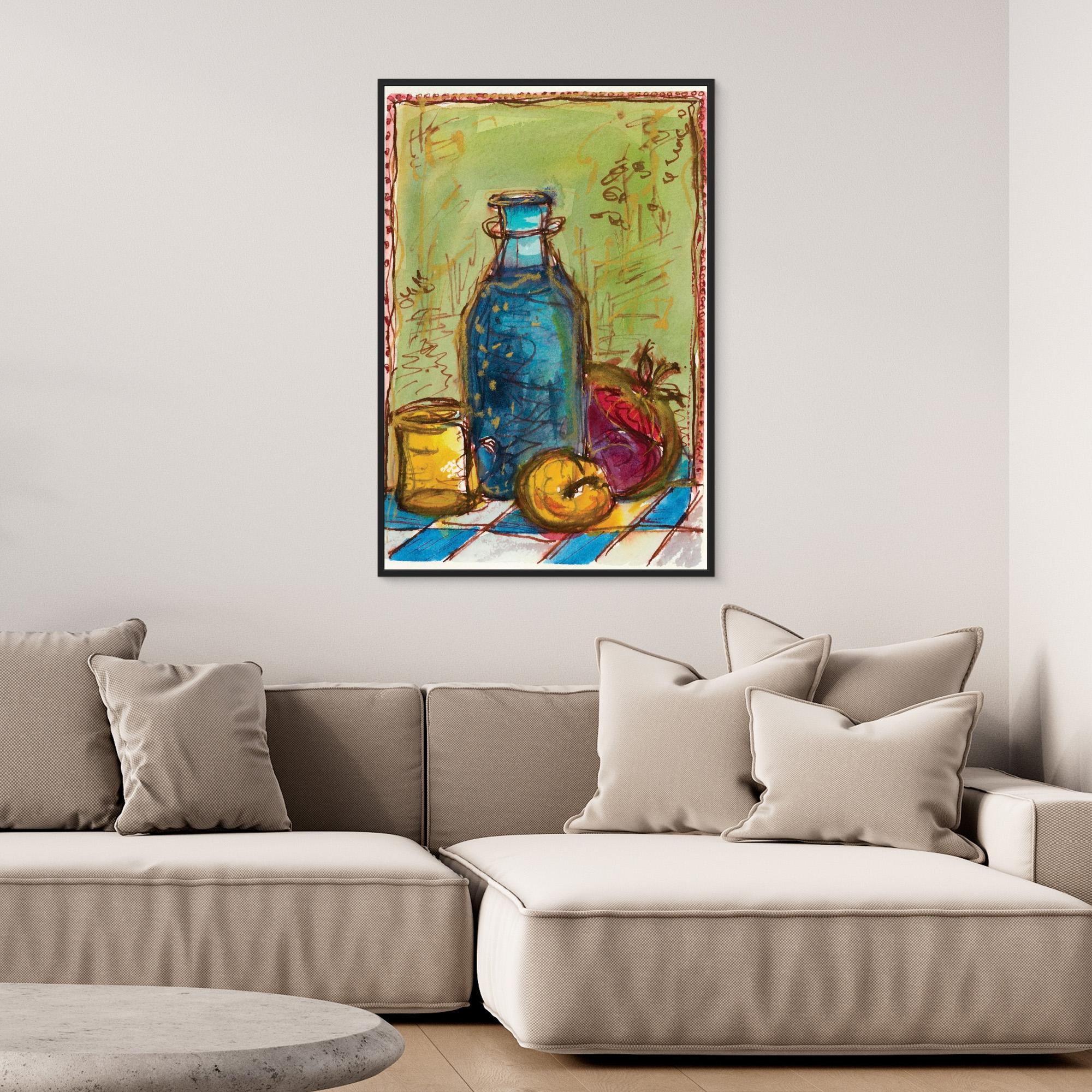 A Still Life with the Blue Bottle