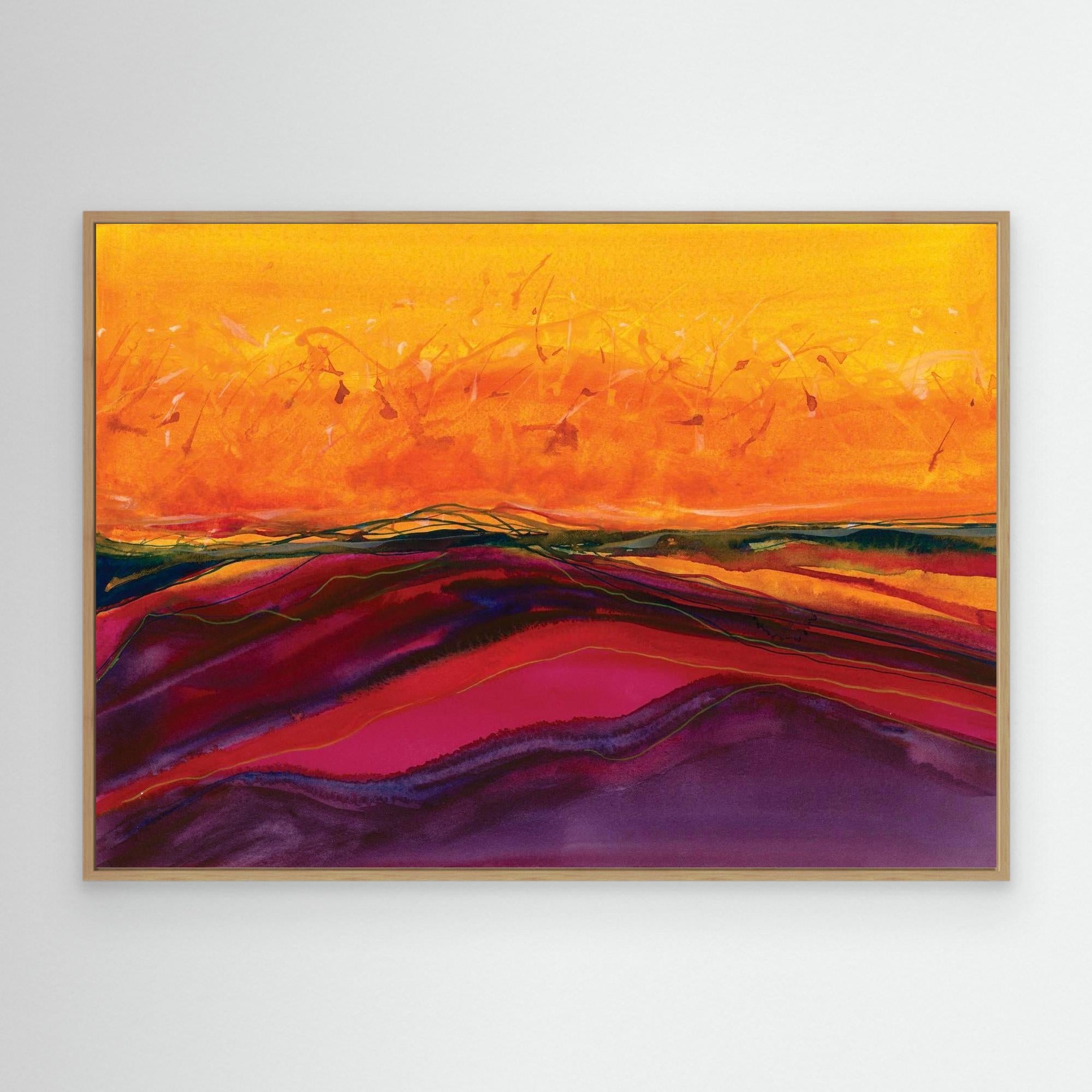 Sunset Over the Desert