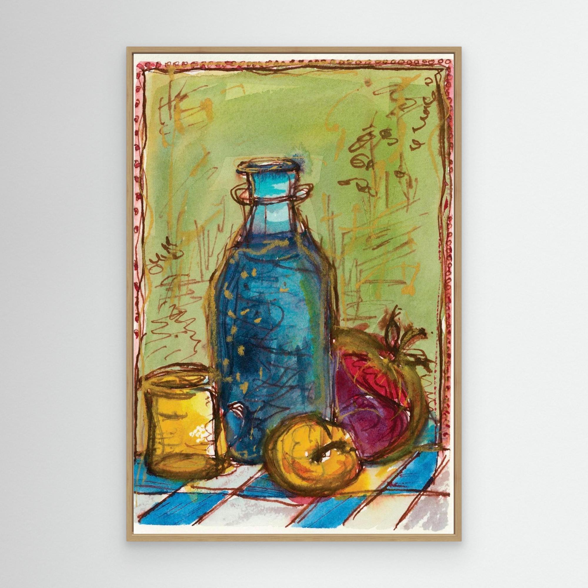 A Still Life with the Blue Bottle
