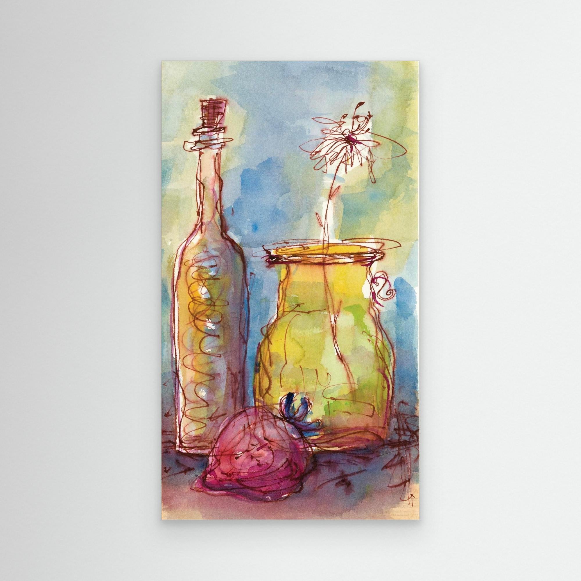 Giovannetti Still Life 鉛筆画 約30x40cm Valentino Ghiglia, Still Life, Oil on Board, Mid-20th